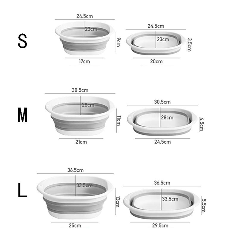 Складная ванна для ног, переносная пластиковая ванна для ног, многоцелевая ванна для домашнего использования