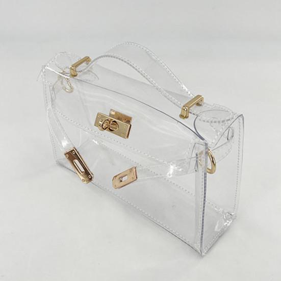 Женская сумка через плечо Стильная прочная прозрачная сумка Элегантный модный кошелек для концертного спортивного мероприятия