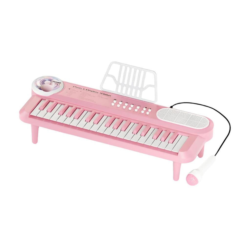 Multifunctional 37 Keys Electronic Keyboard Instrument with Microphone Birthday Gift for Kids Ages