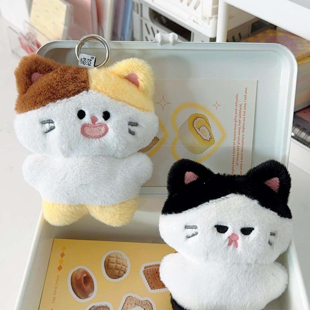 Аниме мультфильм брелок сумка кулон плюшевая игрушка милый кот плюшевый кулон рюкзак Декор