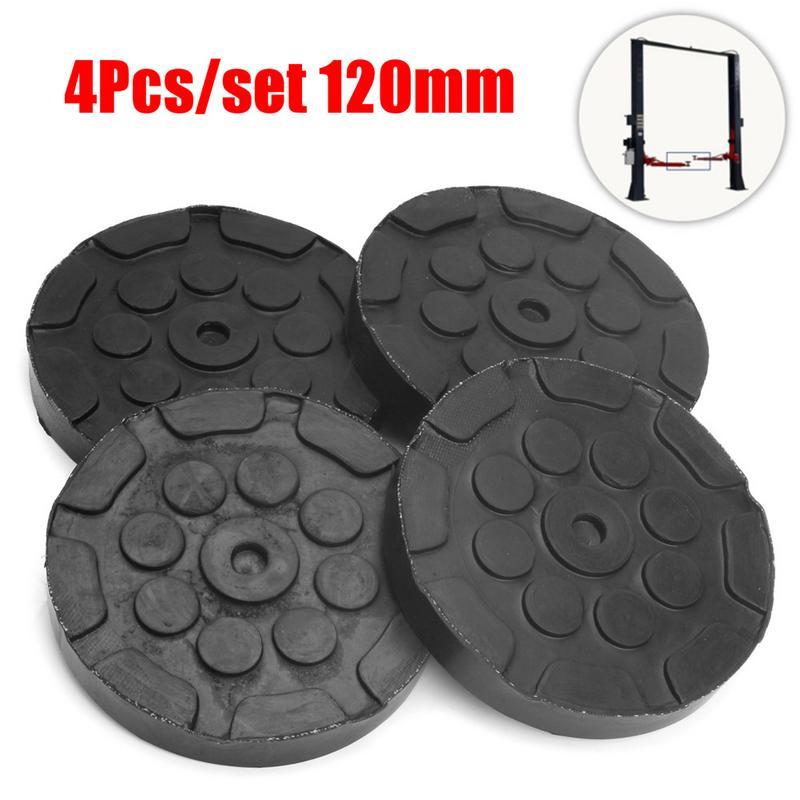 4Pcs Universal Round Rubber Arm Pads For Car Auto Jacking Lift Dia 120mm Thick 25mm Car Auto Truck Hoist