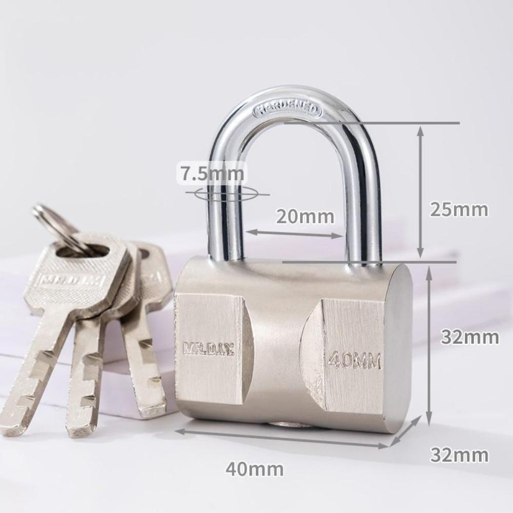 Waterproof Security Lock Stainless Steel Anti-theft Padlock  Outdoor Gym Dormitory Cabinet Door