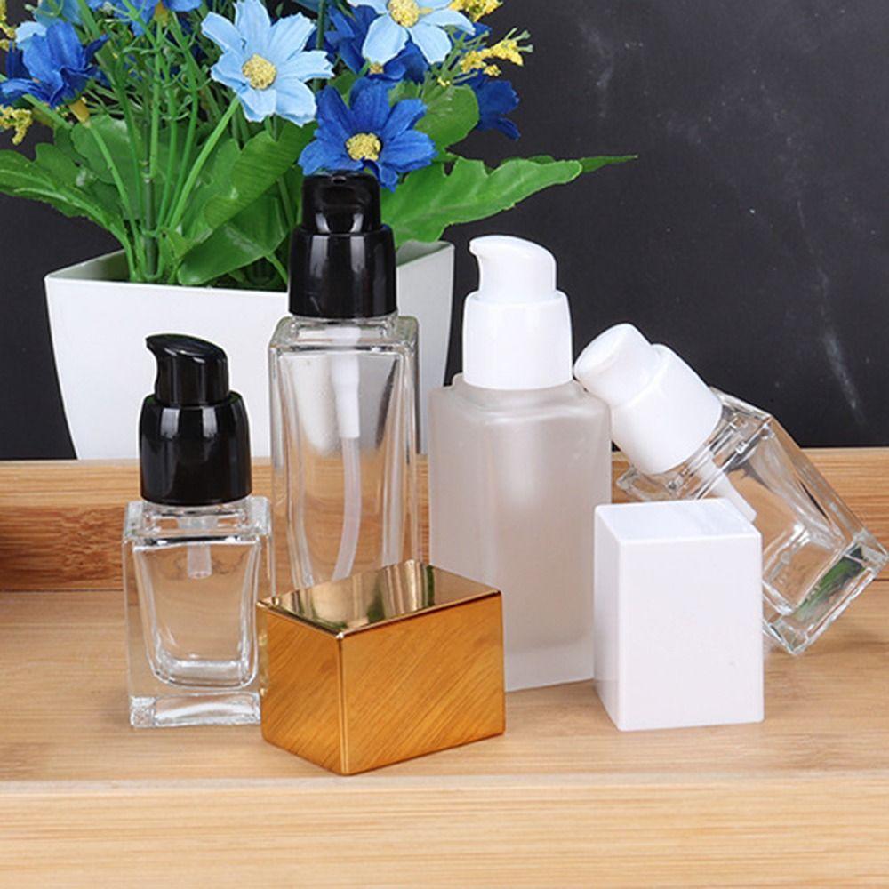 Mini Perfume Lotion Pump Bottle Liquid Foundation Bottle Empty Refillable Bottle Cosmetic Container
