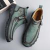 Мужские ботинки из натуральной кожи большого размера, удобные ботильоны для мужчин, повседневная обувь, осенне-зимняя мужская обувь