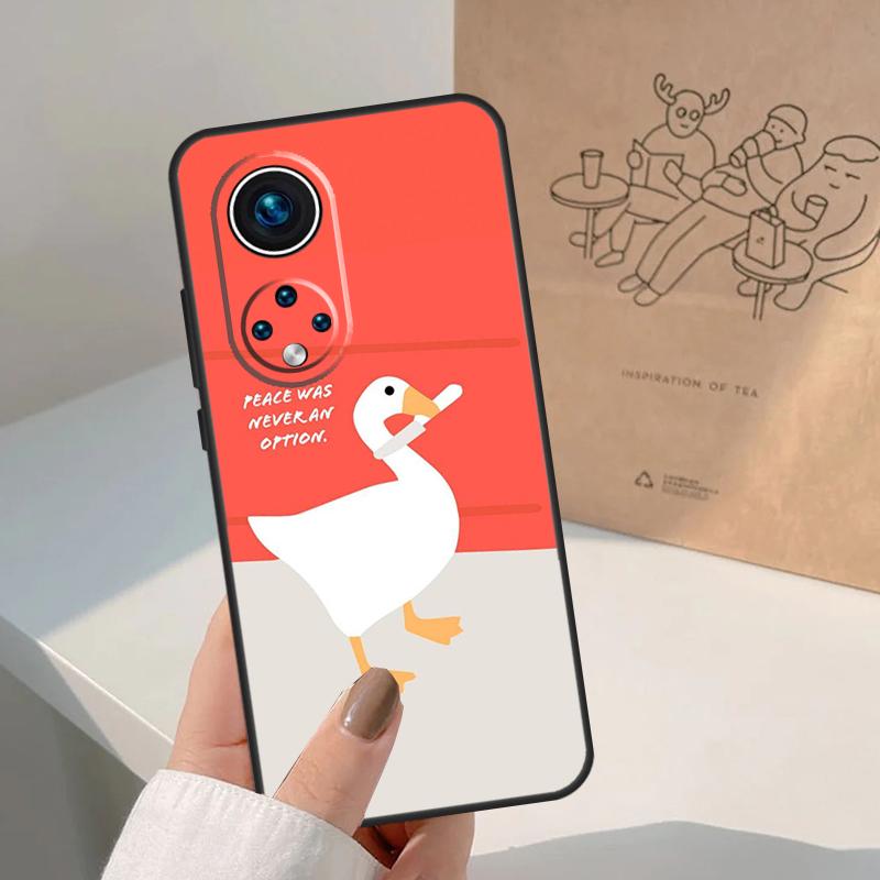 Мультяшный забавный гусь Чехол для Honor Magic 8 7 6 5 Pro Для Honor X9d X9c X9b X9a X8c X8b Win 200 400 50 70 90 Lite