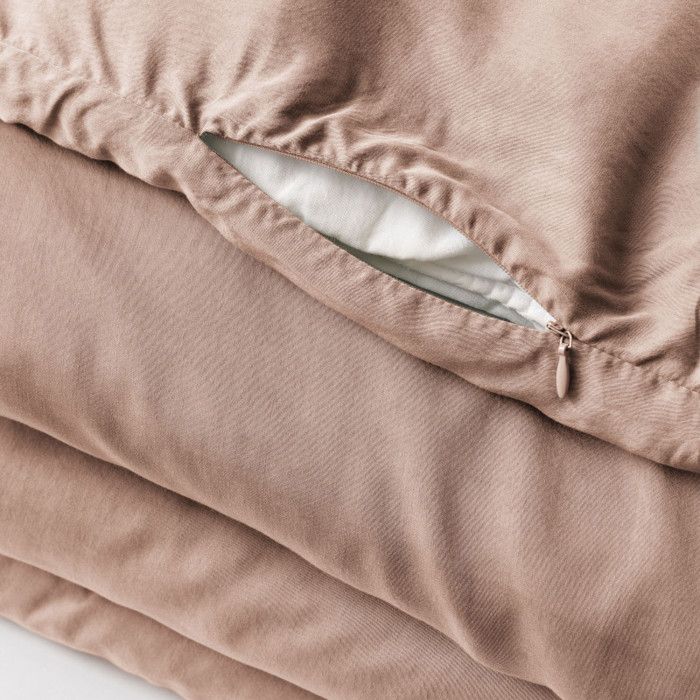 Housse de couette "Lysandre" toutes dimensions "Lyocel" L'effet Papillon - Lysandre Blush - Housse de couette 260 x 240 cm