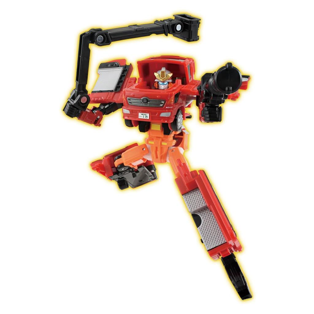 Takara Tomy Tomica Job Labor JB02 Fire Braver Morita Многоцелевой пожарный насос Автомобиль MVF