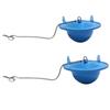 New 2PCS Durable Blue Toilet Flapper Replacement For Gerber 99-788 For 3 Inch Toilet