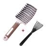 Массажная расческа для волос и кожи головы, нейлоновая щетка для волос, влажная, кудрявая, распутывающая, антистатическая щетка для волос, профессиональный салонный стиль для парикмахеров