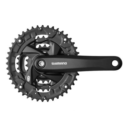 SHIMANO Шатуны черные 48X36X26T 170 мм 9S совместимые BB квадратная ось UN EFCM371C866XL ACERA FC-M371 122,5 мм (LL123)
