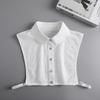 Women Formal Dress Fake Shirt Detachable White Summer Autumn False Collars for Sweater Lapel Fake Female Collar Decorative