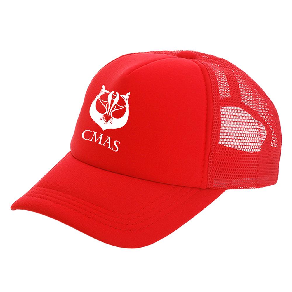 Кепка CMAS Trucker для подводного плавания с аквалангом, шляпа унисекс, бейсболка, крутая летняя унисекс, сетчатая кепка CMAS, MZ-163