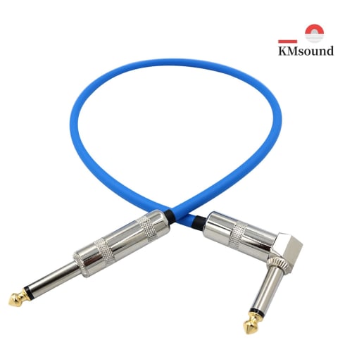 KM sound CANARE Blue GS-6 Patch Cable with L-S Plug, Made in Japan (L-S 50cm)
