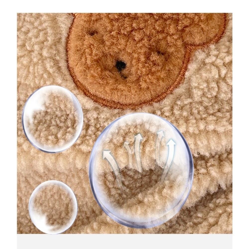 with D-Ring Pet Jacket Bear Print Pug Teddy Coat Fashion Dog Vest  Chihuahua Outfits