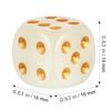 Новый набор из 10 штук 16 мм флуоресцентных игральных костей, светящихся в темноте, для бара, KTV, выпускного, вечеринки для одиночек, настольных игр, TRPG, D6, костей для ролевых игр