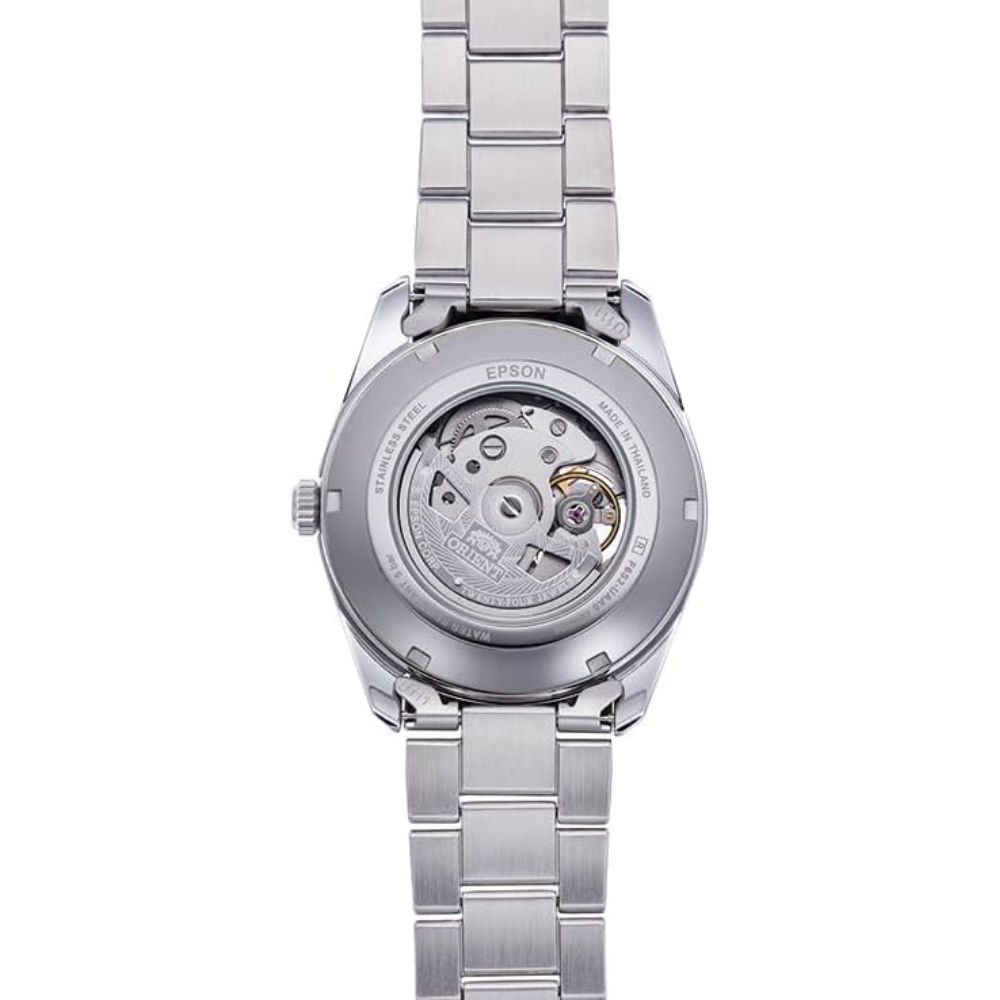 ORIENT Contemporary Semi Skeleton Automatic Blue Dial Men's Watch RN-AR0009L