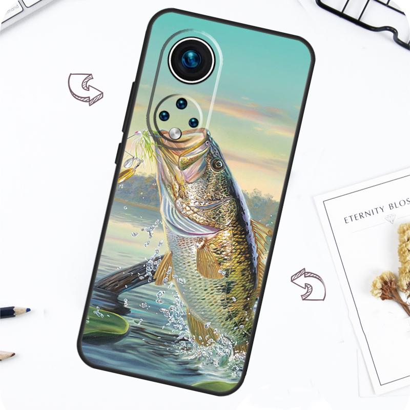 Чехол для рыбалки на басса для Honor Magic 7 5 6 Pro Honor 200 Pro X9b X9a X8b X8a X8 X9 X9c 50 70 90 Lite