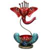 Iron T-Light Candle Holder/Handicraft Metal/Iron Handpainted Tealight Holder/Candle Holder Stand Showpiece/Statue Home Decor, Living Room, Puja Room