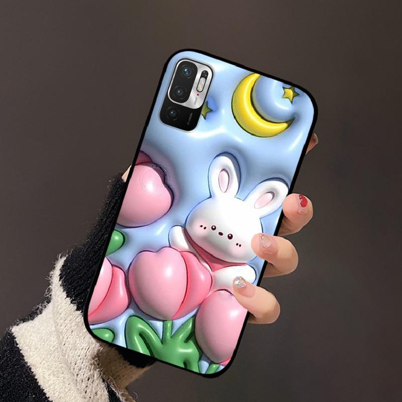 Чехол для Redmi Note 10 JE Ударопрочный Мягкий Силикон ТПУ Чехол для Телефона Для Xiaomi Redmi Note10 10 Pro 4G 5G Защитный Fundas Милый