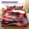 DAN DA DAN Pattern Bedding,Quilt Set Quilt Cover Pillowcase Home Birthday Gift (1 * duvet cover + 2 * pillowcase, without core)
