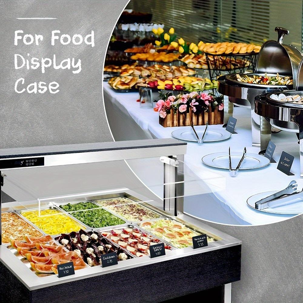 15 шт. мини-досок для мела, идеально подходящих для обозначения продуктов питания, с компактным дизайном и стираемой поверхностью, идеально подходят для вечеринок, фуршетов и свадебных мероприятий