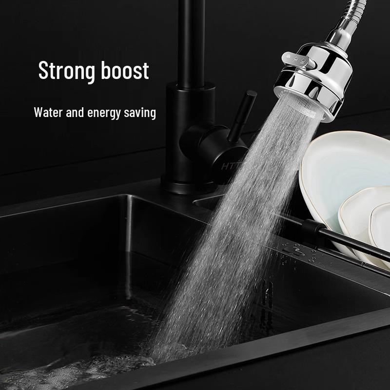 Универсальный удлинитель крана с защитой от брызг и 3-ступенчатой регулировкой для кухни и ванной