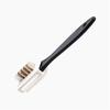 3 Side Cleaning Brushes for Suede Leather Nubuck Cleaning Shoe Brush S Shape Boot Shoes