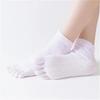Women Sports Yoga Socks Anti-slip Five Fingers Silicone Non-slip 5 Toe Socks Ballet Gym Fitness Sports Cotton Socks