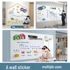 Магнитная стикер-доска для записей: Съемный, Самостоятельно стоящий для обучения и граффити