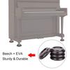 Piano Caster Set of EVA Piano Foot Available in 3 Floor Piano Accessories 4, Anti-Slip Pads, Cups, Colors, Shock-Reducing, Moisture-Resistant,