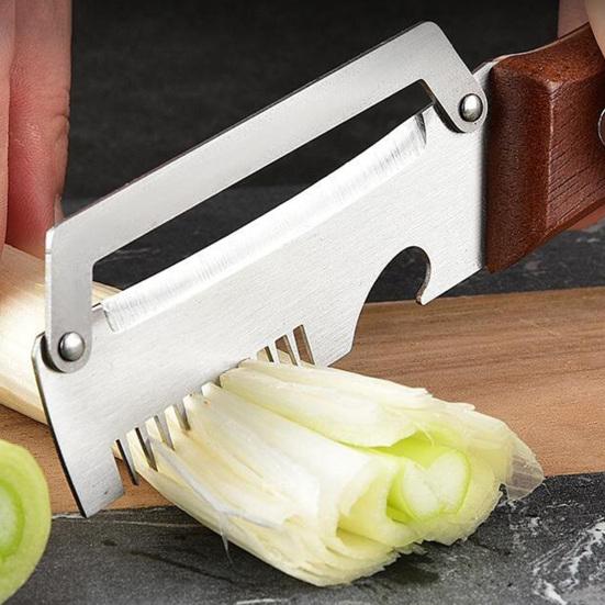 2Pcs Multifunctional Vegetable Ergonomic Peeler Peeler Stainless Wooden Handle Steel Blade Kitchen