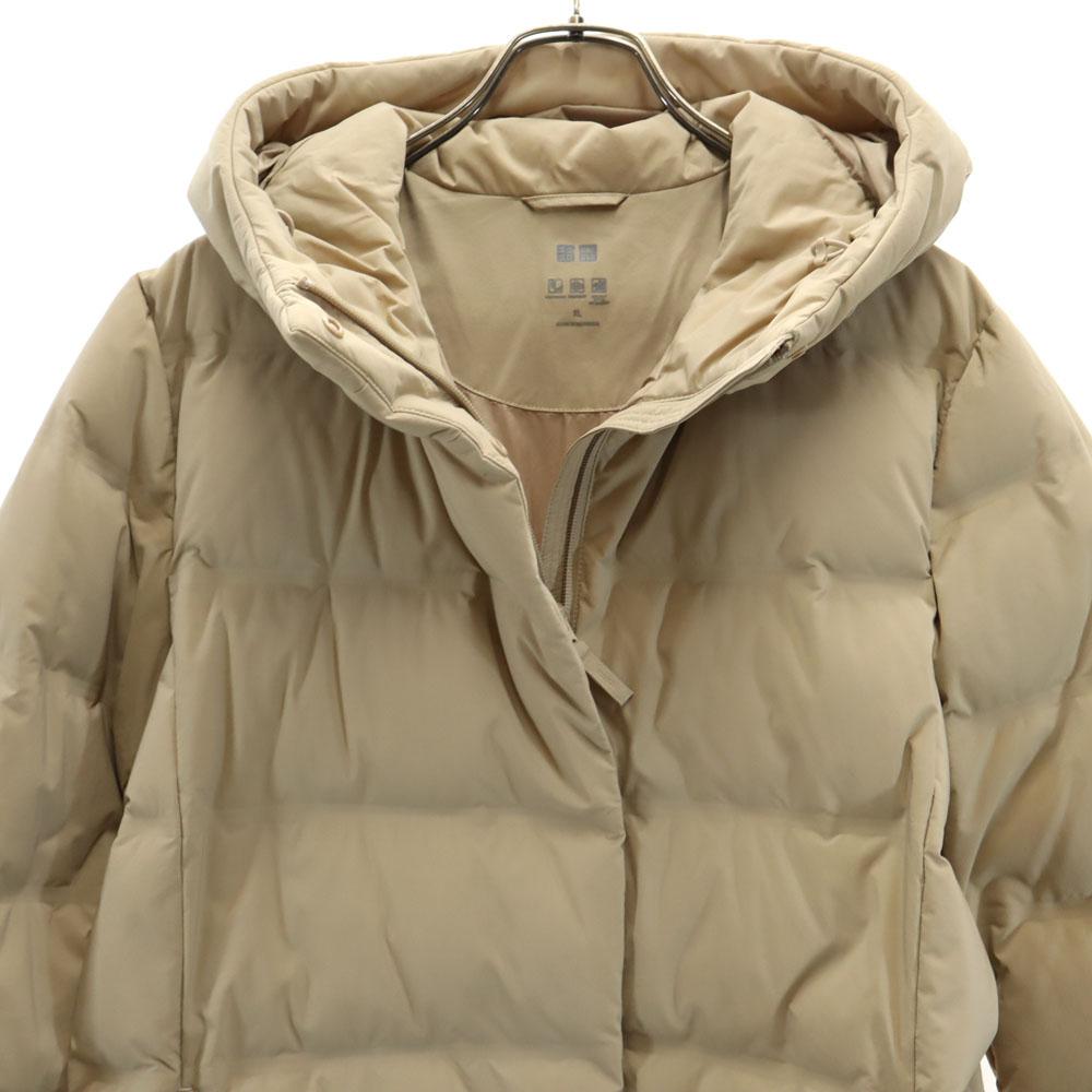 Uniqlo Пуховик Xl бежевый Женский Б/у