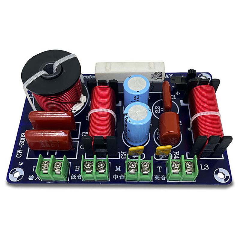 Кроссоверные фильтры для Hi-Fi стерео аудиосистемы, 3-полосные, 250 Вт, 850 Гц/5200 Гц, разделитель частот, DIY фильтр для динамика