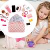 Игровой кошелек для маленьких девочек, от 3 до 6 лет, кошелек для малышей с игрушечной косметикой для юных, игрушки принцессы, включает сумочку, телефон