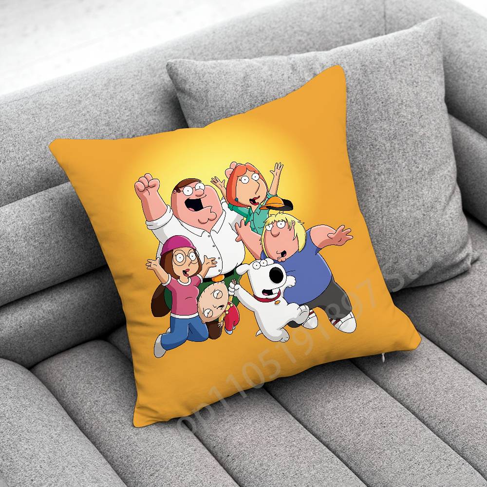 F-Family Funny Guy Throw Pillow Case For 30X30Cm 40X40Cm 45X45Cm 50X50Cm 55X55Cm Square Sofa Pillowcase Shell