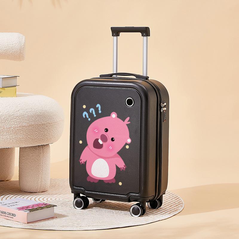 Студенческий бесшумный универсальный чехол для посадки на руль с паролем 18 дюймов 20 дюймов мультяшный детский забавный чехол для рулевой тяги повседневный дорожный чехол