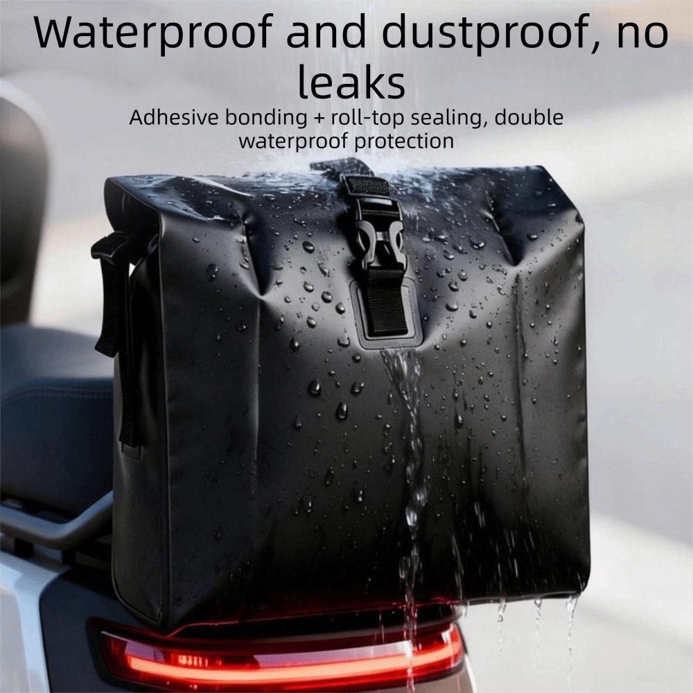 Water Resistant PVC Bike Pannier Bag Large Capacity Waterproof Bicycle Bag Road Bike
