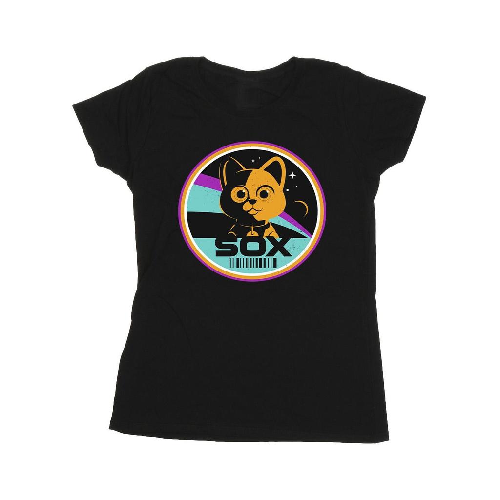 Disney Womens/Ladies Lightyear Sox Circle Cotton T-Shirt