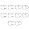 10PCS Plastic Adjustable Tube Clamp White Laboratory Pinch Valve Plastic Tubing Clamps Beer Bottle
