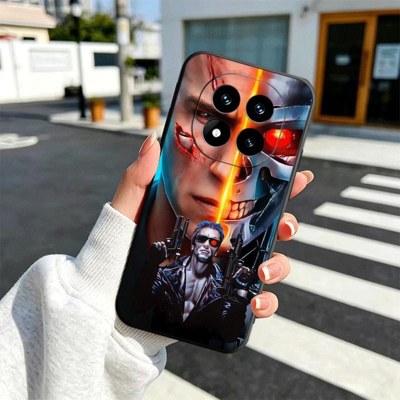 Terminator Arnold Schwarzenegger Soft Phone Case for Xiaomi Redmi Note 12 13 14 15 Pro Plus 11 12S 11S 11T 10 4G Black Cover Bac