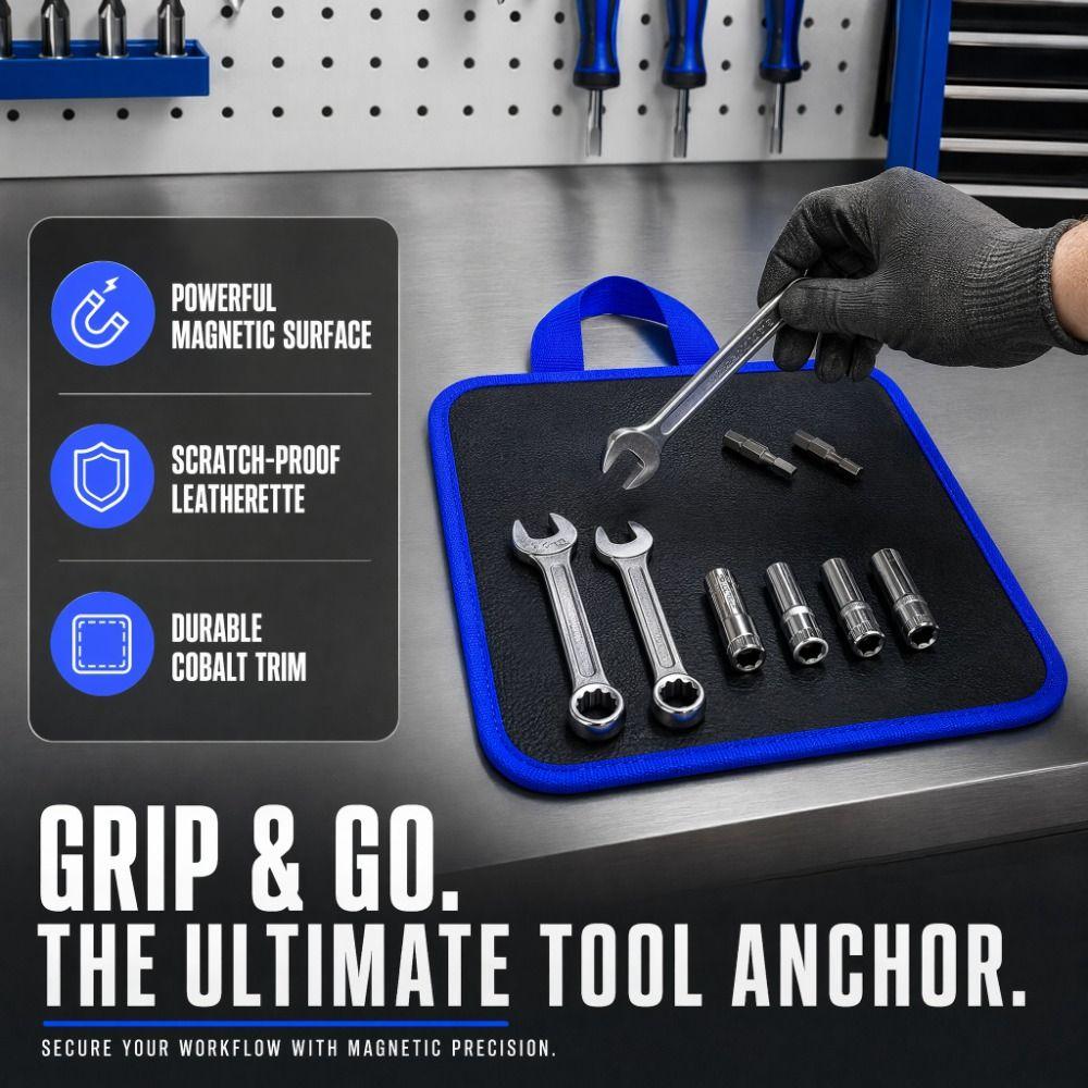 With Handle Magnetic Tool Mat Heavy-Duty Magnetic Storage Mat Organizer Workshops