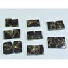 100Cts. Натуральный черный медь бирюза восьмиугольник кабошон подобранная пара 8 пар A-144