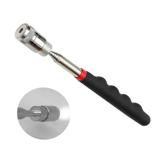 Инструмент для авторемонта со светодиодной подсветкой, выдвижной, сильное всасывание, удобная ручка, стиль ручки, карманный зажим, магнитный стержень, авторемонт