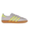 Gazelle Indoor Silver Dawn Solar Yellow Женские кроссовки Фиолетовая подошва IH5492