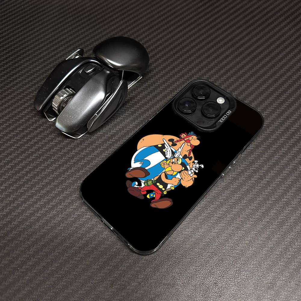 Чехол для телефона A-Asterix Y-O-Obelix для iPhone 16 15 14 13 12 11 17 Pro MAX Plus Pro Матовый Ударопрочный Чехол
