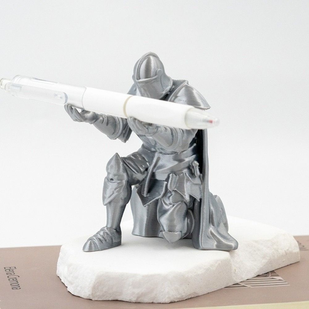 Stationery Storage Medieval Knight Pen Holder Stationery Lovers Desk Organizer Pencil Rack