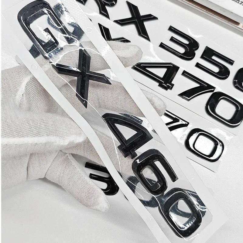 3D ABS Логотип Для Lexus GX470 LX570 LX600 RX350 RX300 Эмблема Цифры Буквы Наклейка Наклейка На Багажник Автомобиля Клейкая Наклейка Аксессуары