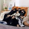 Boys Band Flannel Blanket Throw Blanket Soft Warm Sofa Bed Camping Home Decor Unique Christmas Gift C9211999