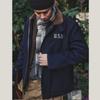 Мужской палубный костюм Amei Khaki N1, пальто из овчины и хлопка в стиле ретро с бархатной подкладкой
