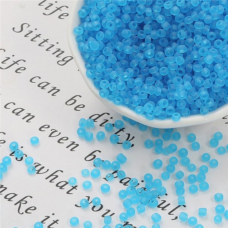 3 мм 700 шт./пакет шитье популярный бисер стеклянные ювелирные изделия разделитель матовые цвета круглые однородные бусины высокого качества прозрачный размер для рукоделия